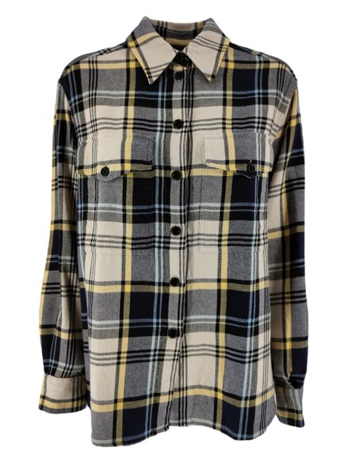 Camicia Blu/giallo/avorio Aspesi | W2_6_5414_G77450062