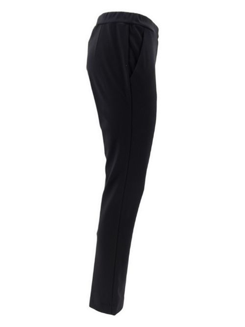 Women's black Milano knit pants 1-One | CC0013-103001