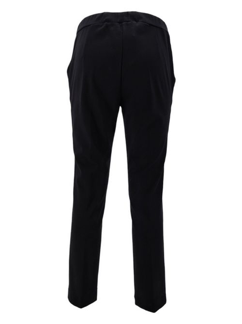 Women's black Milano knit pants 1-One | CC0013-103001