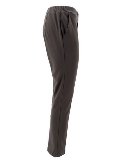 Women's brown Milano knit pants 1-One | CC0013-103006