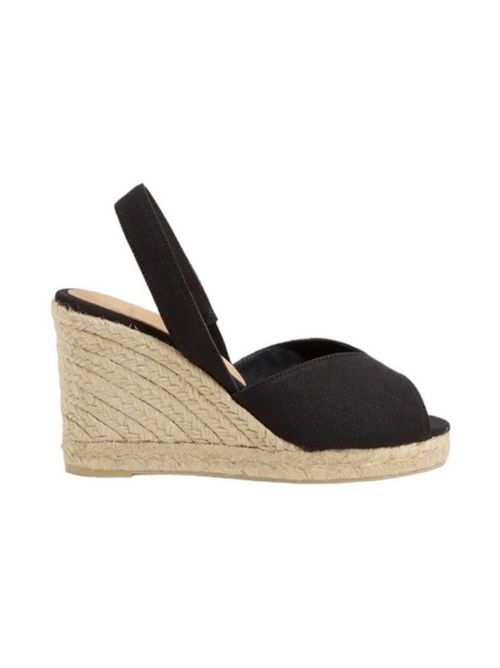 Sandali donna brisa in canvas nero Castaner | BRISA8NEGRO