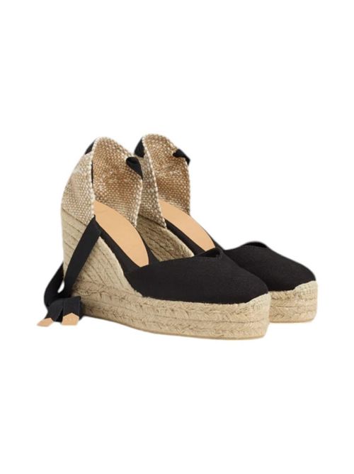 Espadrillas donna chiara nero Castaner | CHIARA8NERO