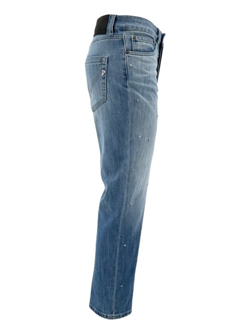 jeans donna koons denim chiaro con strass Dondup | DP268-DS0107DGV3W