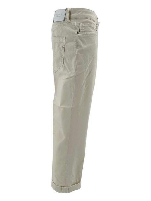 pantalone donna koons in gabardina di cotone Dondup | DP268B-GS0049D-BM5003