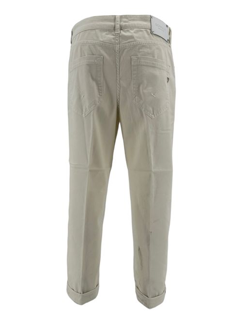 pantalone donna koons in gabardina di cotone Dondup | DP268B-GS0049D-BM5003