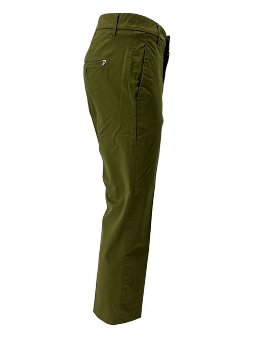 Nima women's trousers in military gabardine Dondup | DP576Z-GSE046D608