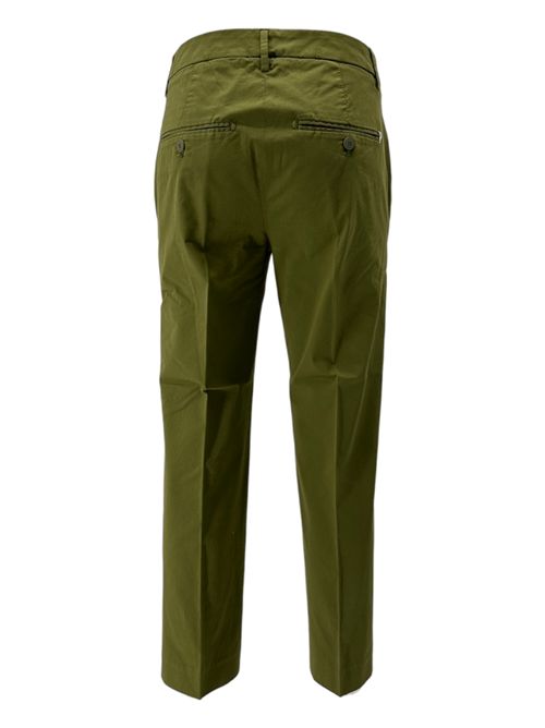 Nima women's trousers in military gabardine Dondup | DP576Z-GSE046D608