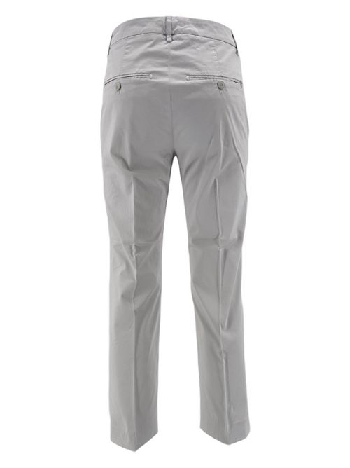 Pantalone donna nima in rasatello di cotone ghiaccio Dondup | DP576Z-RSE036D-PTD904