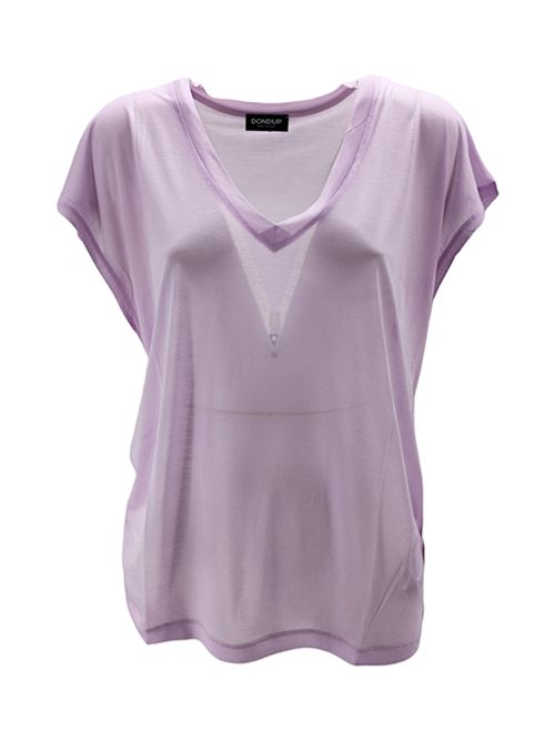 Women's pink jersey t-shirt Dondup | S943-JF0338D533