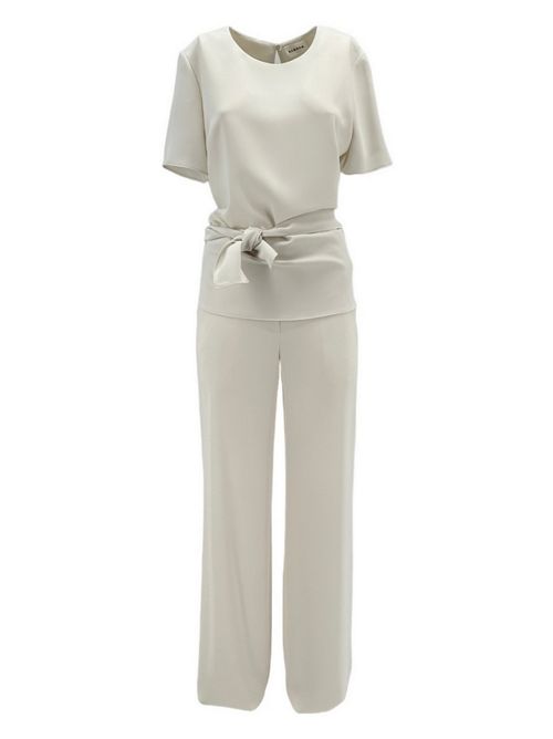 Women's wide trousers in ivory cady P.A.R.O.S.H. | D231087-PANTY002