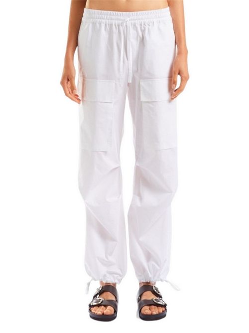 Women's cargo in ivory cotton P.A.R.O.S.H. | D232277-CANYOX001