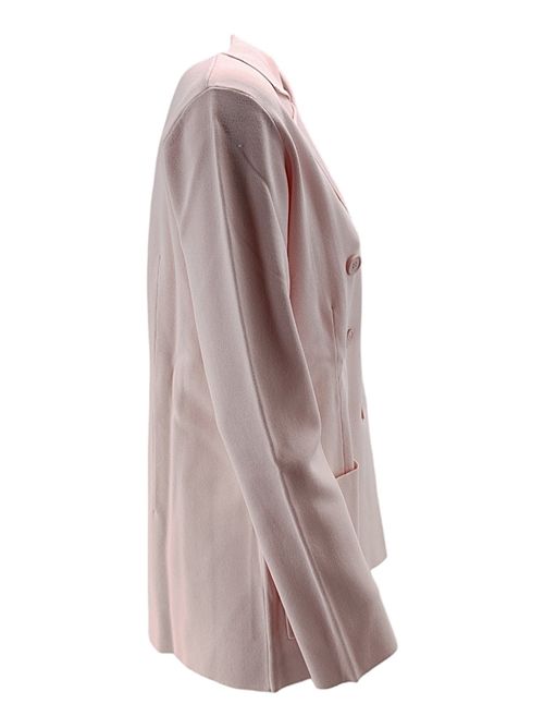 Giacca donna in punto milano doppiopetto rosa P.A.R.O.S.H. | D530535-ROMA085