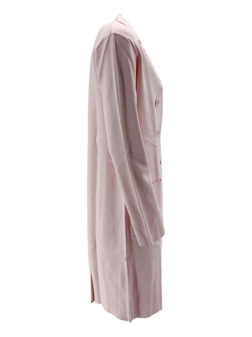 Women's pink double-breasted Milan stitch duster coat P.A.R.O.S.H. | D535525-ROMA085