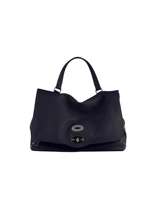 Blue daily small Postina bag in leather Zanellato | 06810S-040000Z0520