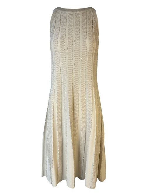 Abito donna in maglia beige D.EXTERIOR | 600343