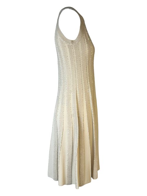 Abito donna in maglia beige D.EXTERIOR | 600343