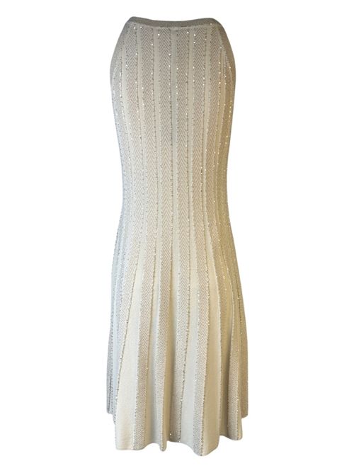 Abito donna in maglia beige D.EXTERIOR | 600343