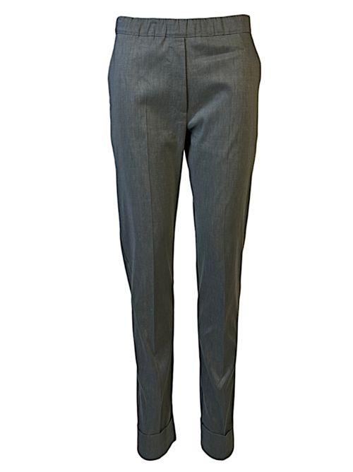 Pantalone grigio donna lino stretch D.EXTERIOR | 6072213