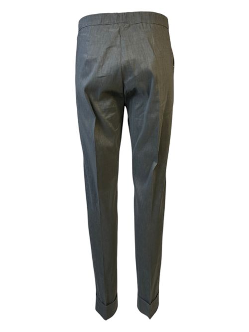 Pantalone grigio donna lino stretch D.EXTERIOR | 6072213