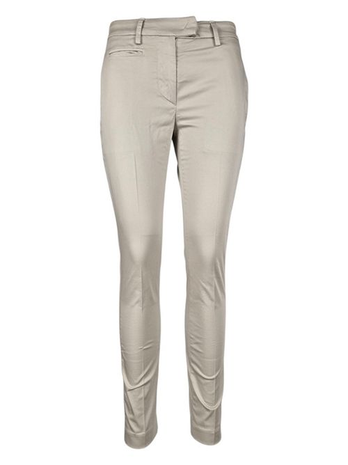 pantalone donna perfect in rasatello sabbia Dondup | DP066-RSE036D010