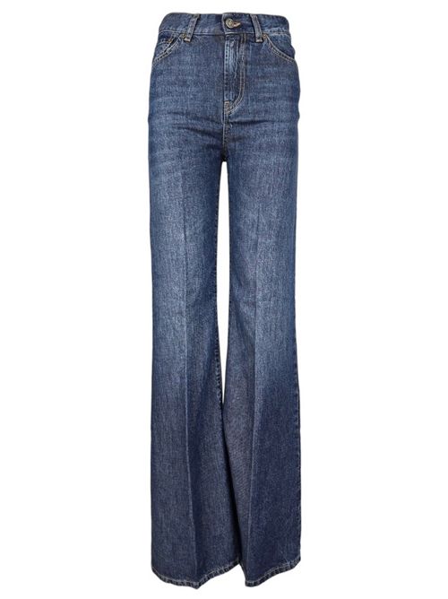 jeans donna amber in lyocell denim medio Dondup | DP619-DF0266DIO7