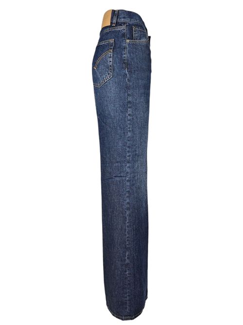 jeans donna amber in lyocell denim medio Dondup | DP619-DF0266DIO7