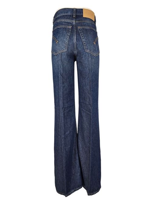 jeans donna amber in lyocell denim medio Dondup | DP619-DF0266DIO7