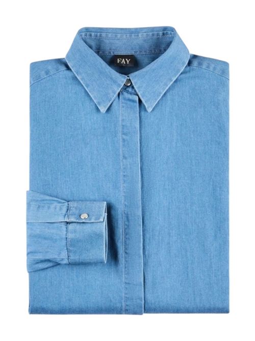 Camicia donna Slim in Denim Fay | NCWA150565LMJPU200