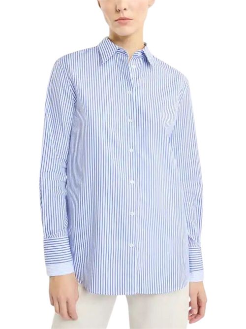 Camicia donna a Righe bianco e blu Fay | NCWA1505680XBIU604