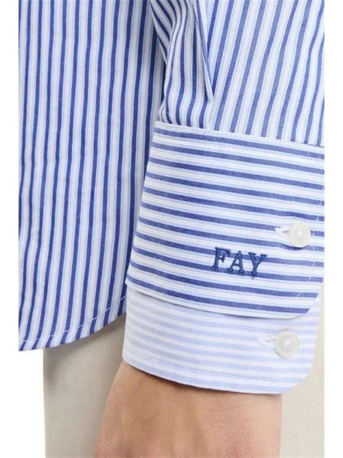 Camicia donna a Righe bianco e blu Fay | NCWA1505680XBIU604