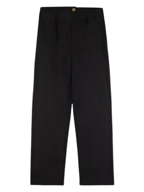 Pantaloni donna in Jersey nero Fay | NTW8850466SXBBB999