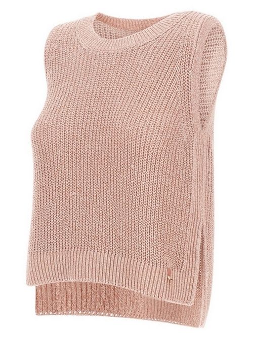 gilet donna in fettuccia rosa Herno | MG000167D-760684002