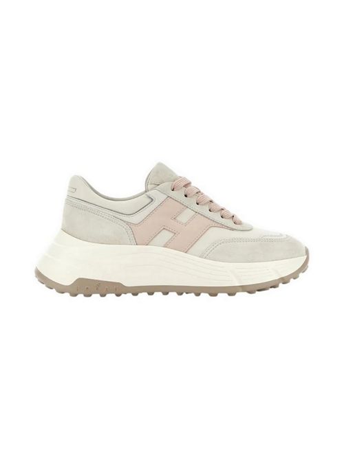 Sneakers donna Hi-Fi Avorio e Rosa Hogan | HXW6690FR30U7G0GAS