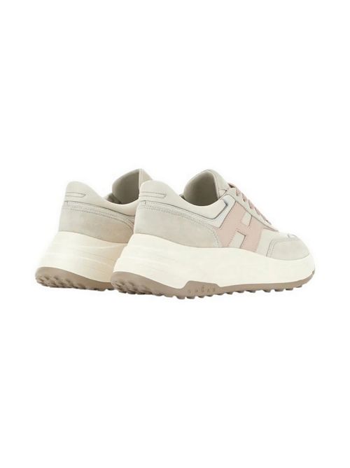 Sneakers donna Hi-Fi Avorio e Rosa Hogan | HXW6690FR30U7G0GAS