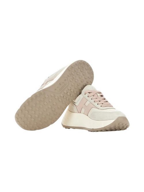 Sneakers donna Hi-Fi Avorio e Rosa Hogan | HXW6690FR30U7G0GAS