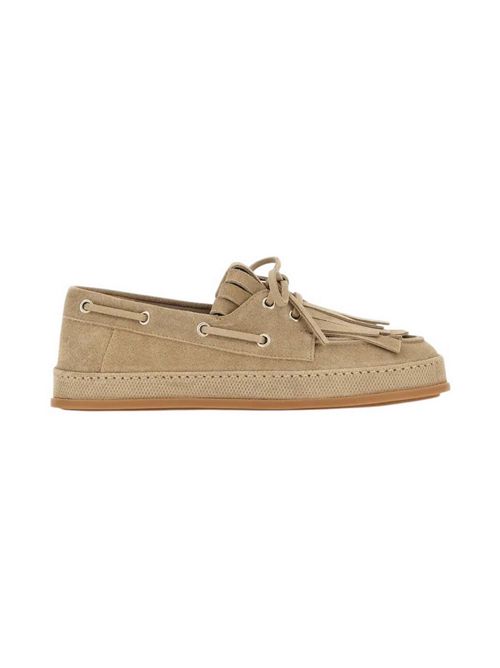 Scarpe da Barca donna H683 beige Hogan | HXW6830FQ40BTMC803