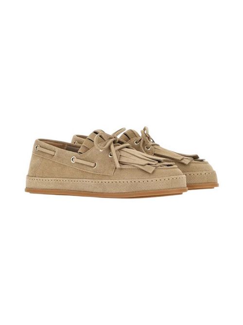 Scarpe da Barca donna H683 beige Hogan | HXW6830FQ40BTMC803