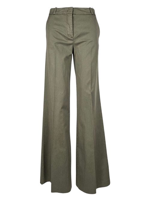 pantalone donna largo in cotone militare Kiltie | ANDREA-T4651430