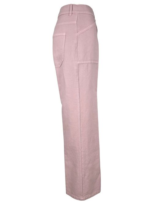 pantalone donna baggy in canvas rosa Kiltie | DIRK-T3451303