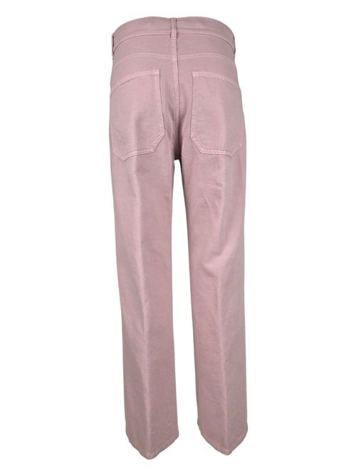 pantalone donna baggy in canvas rosa Kiltie | DIRK-T3451303