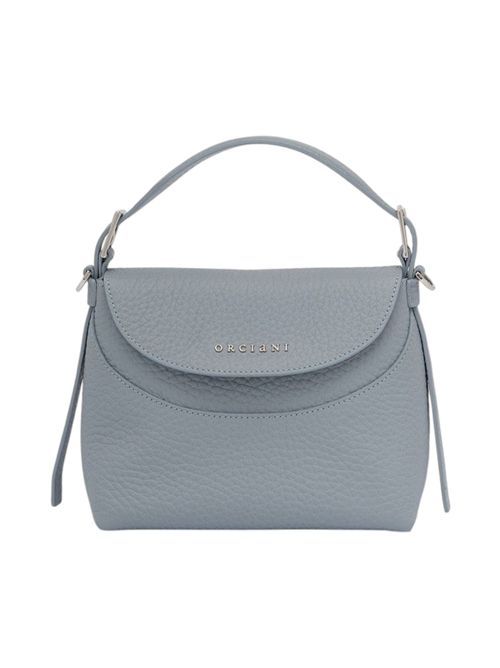 borsa donna nana piccola in pelle soft azzurro Orciani | B02175-SOFTPOLVERE