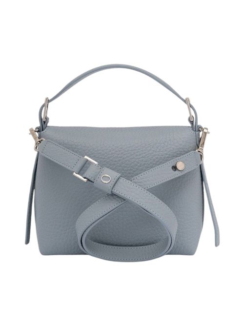 borsa donna nana piccola in pelle soft azzurro Orciani | B02175-SOFTPOLVERE