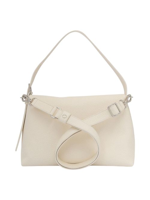 borsa donna nana media in pelle soft bianco Orciani | B02176-SOFTBIANCO