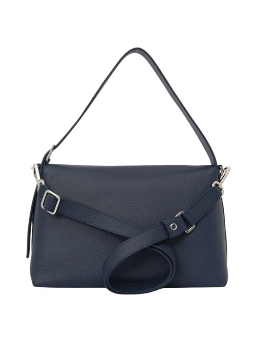 borsa donna nana media in pelle soft blu Orciani | B02176-SOFTNAVY