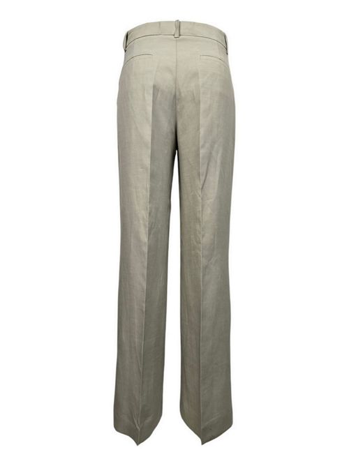 pantalone donna in lino e viscosa beige P.A.R.O.S.H. | D232214-RAISA25038