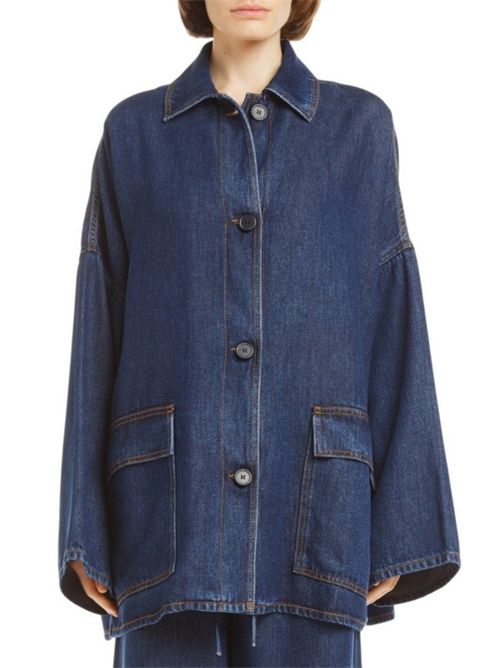 giacca donna over in denim P.A.R.O.S.H. | D420414-JOY1000