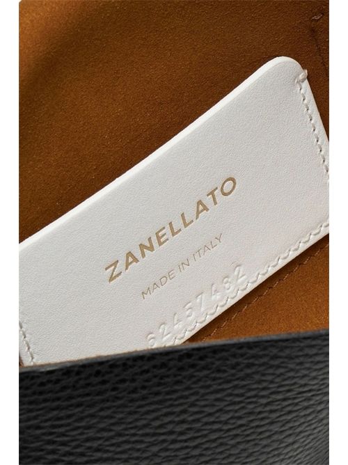 tracollina donna lettera in pelle daily nero Zanellato | 068331-0040000Z0001