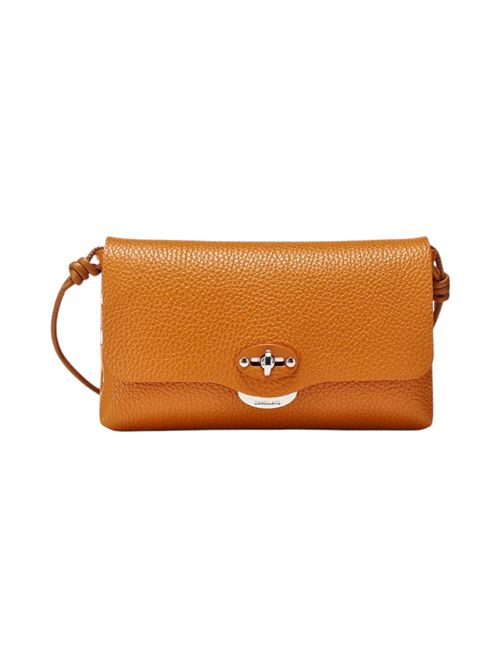 tracollina donna lettera in pelle daily arancio Zanellato | 068331-0040000Z0301