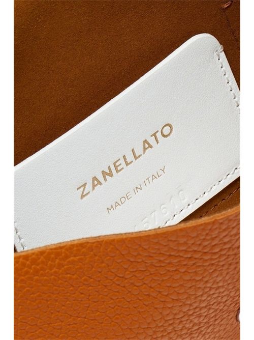 tracollina donna lettera in pelle daily arancio Zanellato | 068331-0040000Z0301