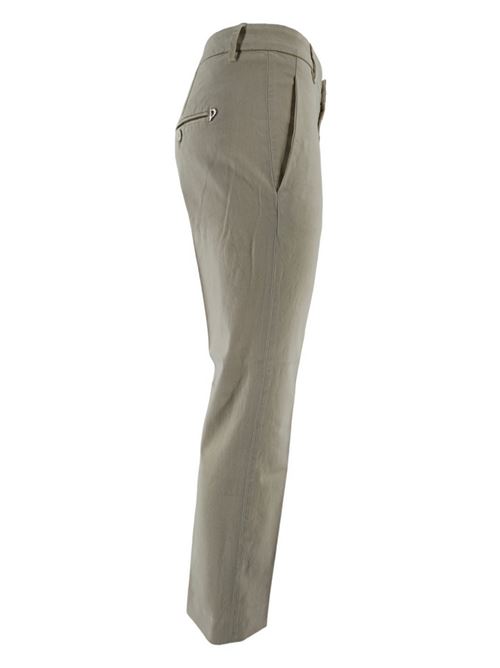 pantalone donna nima in gabardina latte Dondup | DP576-GSE043005